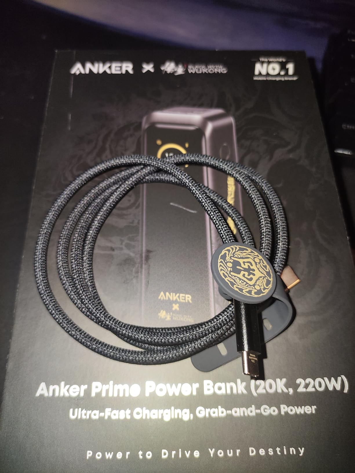 Anker Prime Power Bank, 20,100mAh 3-Port Portable Charger | 220W Max Output, Two-Way Charging, TSA-Approved, App Control customer photo 2