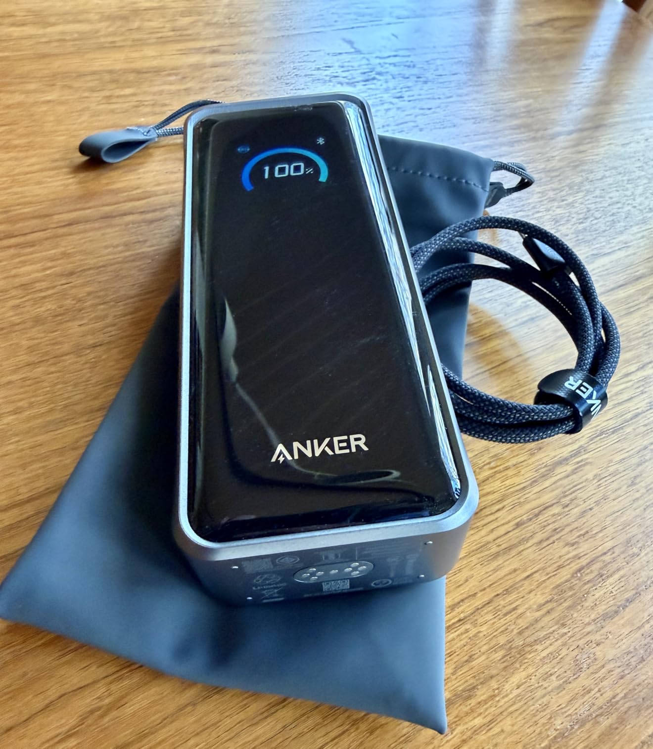 Anker Prime Power Bank, 26,250mAh 300W with Fast Charging Base | Powers Up to 6 Devices, Two-Way Charging, Flight-Safe, App Control, Ideal for Creators, MacBook, iPhone 17 Series, and More customer photo 1
