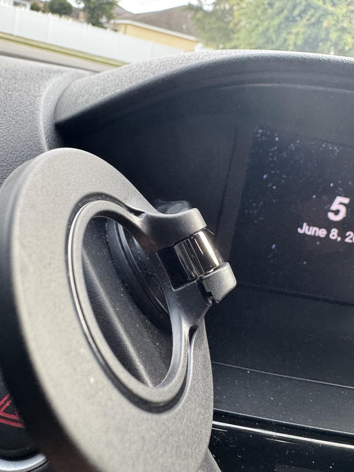 LISEN for Magsafe Car Mount, Magnetic Phone Holder for Car, Strong Suction | Car Accessories for Women Men Jeep BMW, Vacuum Suction Phone Holder Gifts Kits, for iPhone 17 Pro Max 16 15 14 13 12 customer photo 2