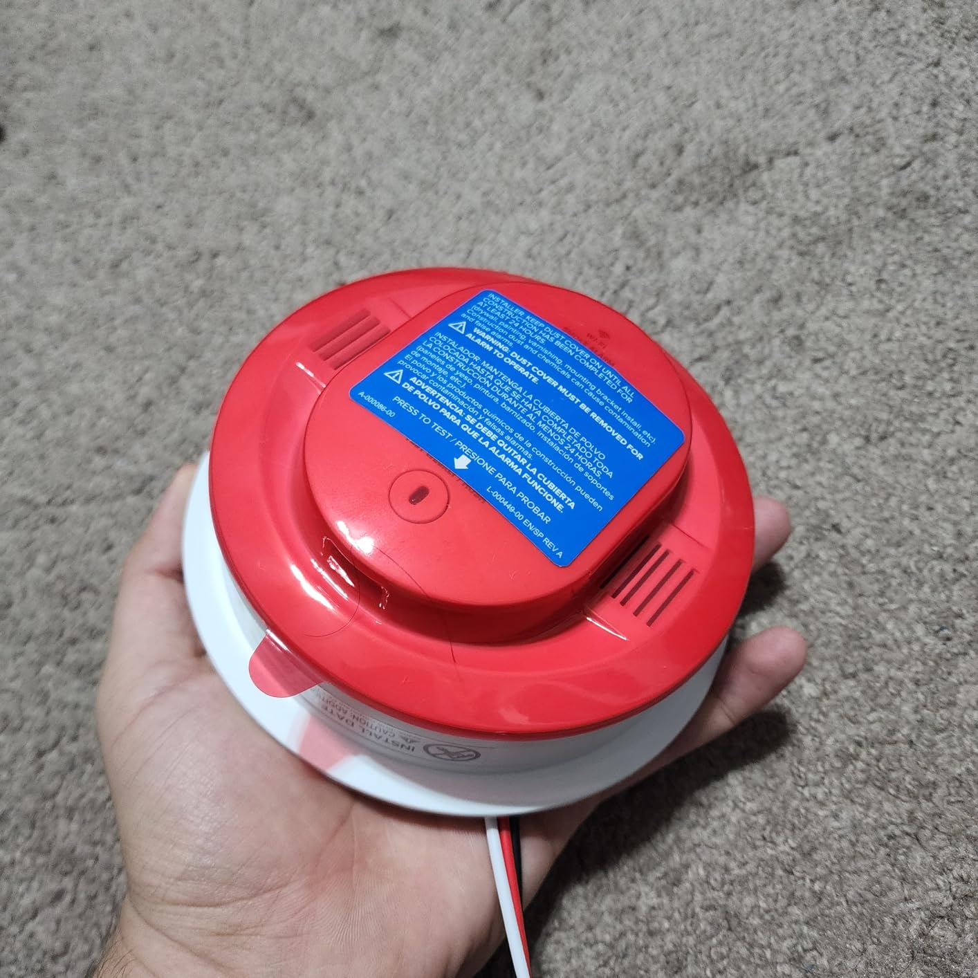 Kidde Hardwired Kidde App Enabled Smart Smoke Detector with AA Backup Battery, Interconnected Alarm customer photo 1