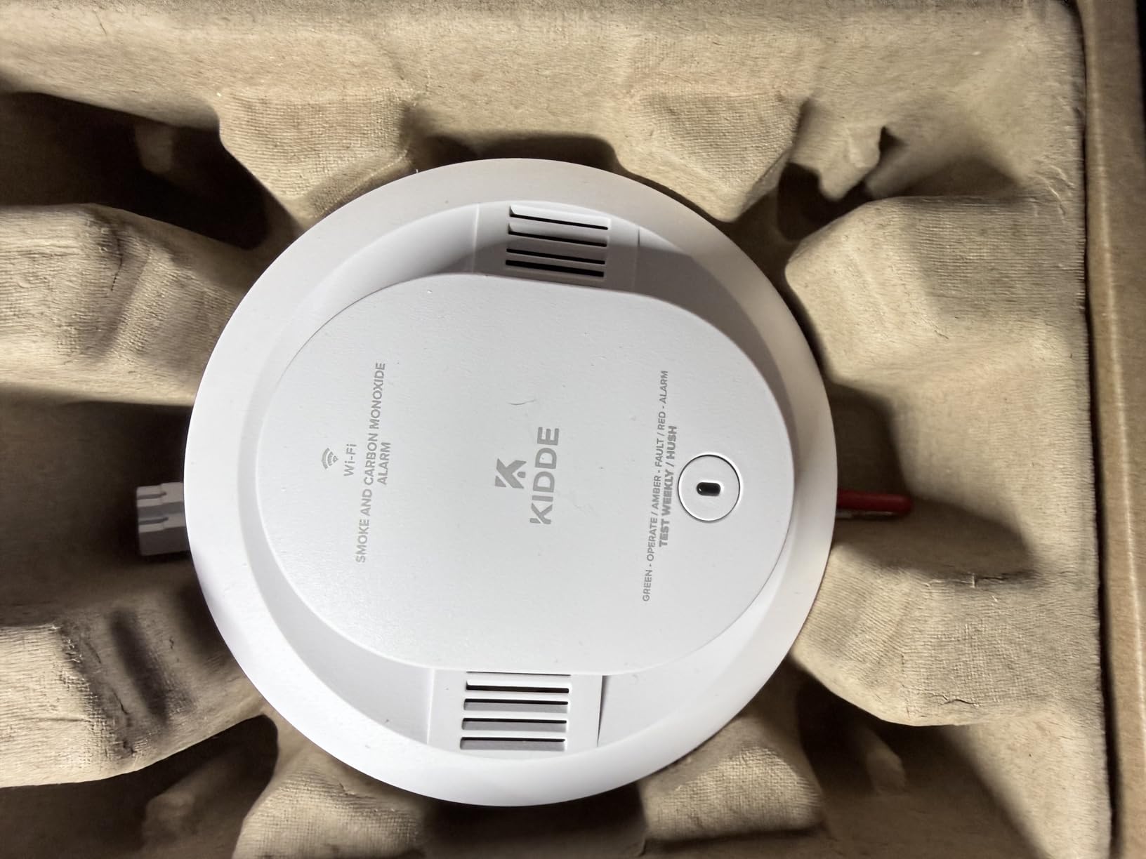 Kidde Hardwired Kidde App Enabled Smart Smoke and Carbon Monoxide Detector, AA Battery Backup, Voice Alerts, Interconnected Alarm customer photo 2