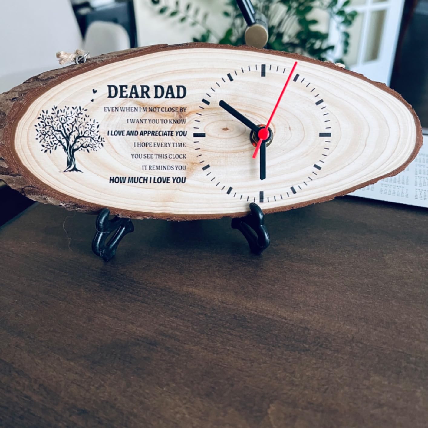 BeauGift Grandpa Gifts, Fathers Day Birthday Gifts for Grandpa from Grandkids, Wooden Clock Best Grandfather Ever Gifts to My Gramps Pops Opa Granddaddy customer photo 2