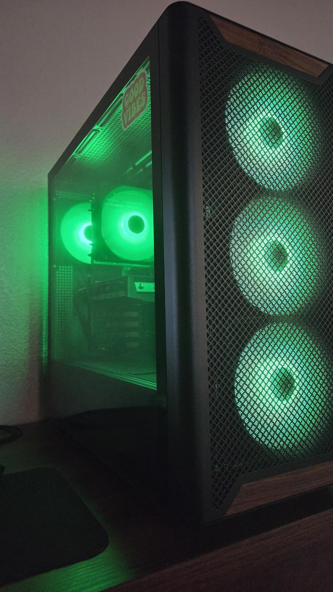 Skytech Gaming Chronos 3 Gaming PC, AMD Ryzen 7 5700 3.7GHz, NVIDIA RTX 5060, 1TB NVMe SSD, 16GB DDR4 RAM 3200, 650W Gold PSU, Wi-Fi, Win 11, Desktop customer photo 1