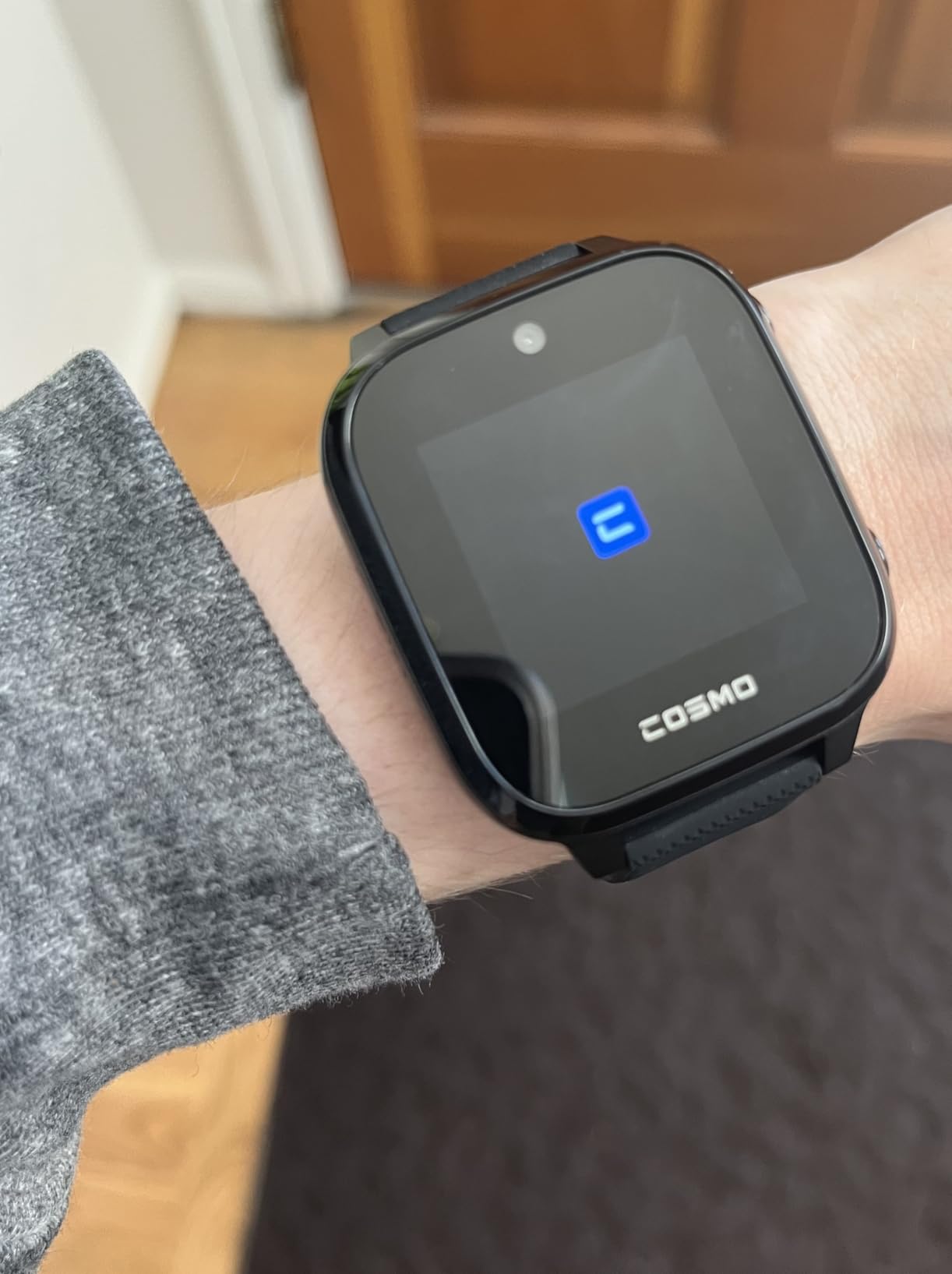JrTrack 5 Kids Smart Watch by Cosmo | Best Kid-Safe Phone Watch | Precision Real-Time GPS Tracking | Call, Text, Activity, School Settings | Spotify Music | Parental Controls | SOS & Safety Alerts customer photo 1