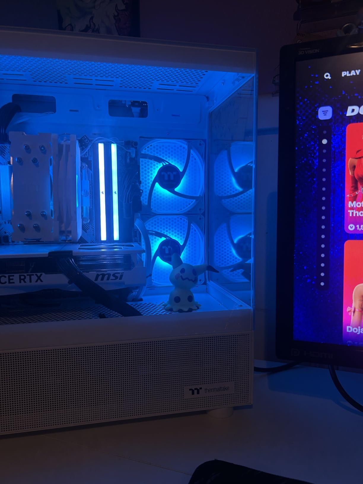 Thermaltake LCGS View i1470S-170 Gaming Desktop (Intel Core i7-14700F, ToughRam 32GB DDR5 6000MT/s RGB Memory, NVIDIA GeForce RTX 5070, 1TB NVMe M.2, WiFi, Windows 11) V17S-B760-570-LCS customer photo 1