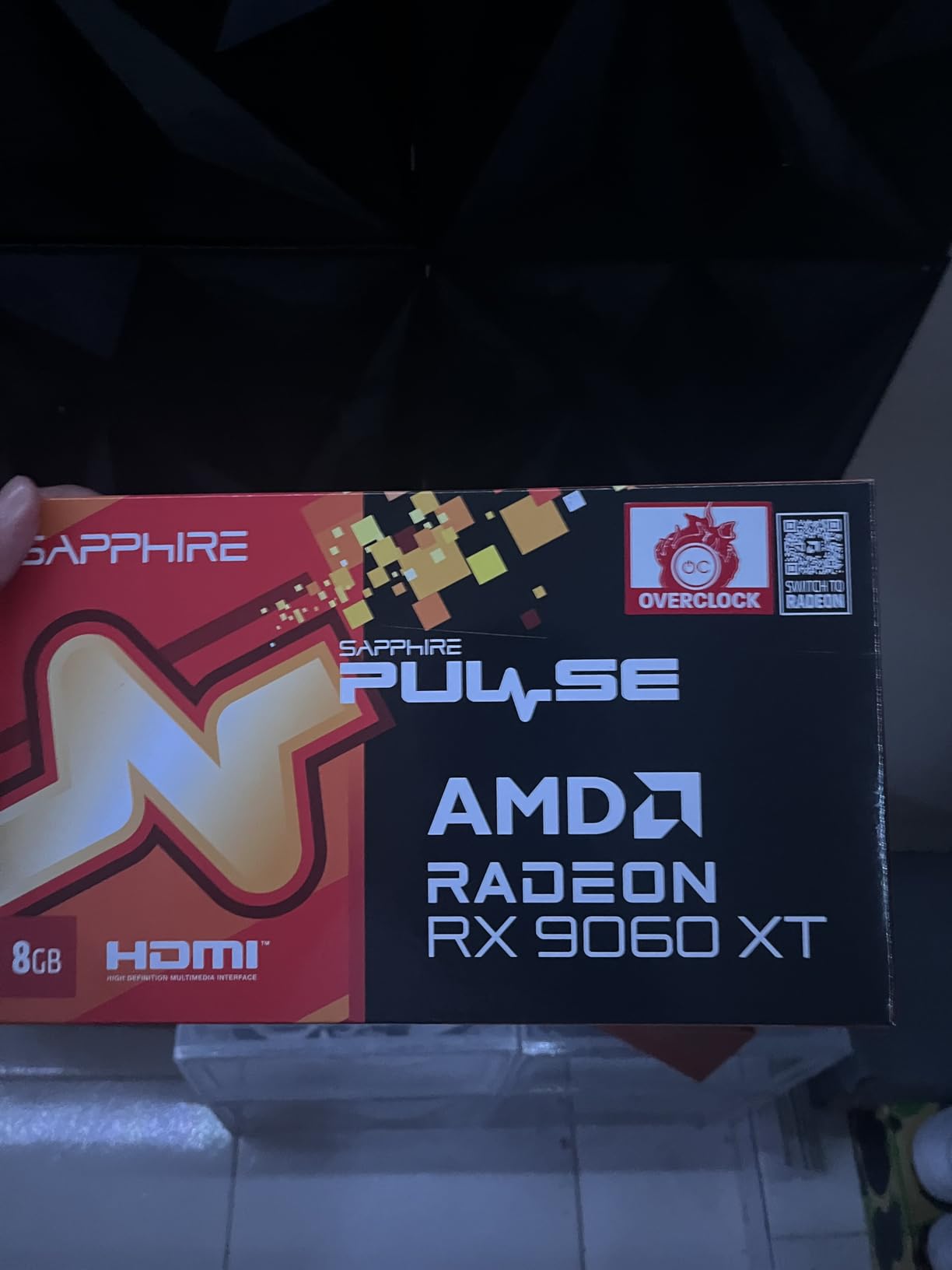 Sapphire 11350-04-20G Pulse AMD Radeon RX 9060 XT Gaming OC Graphics Card with 8GB GDDR6, AMD RDNA 4 customer photo 1