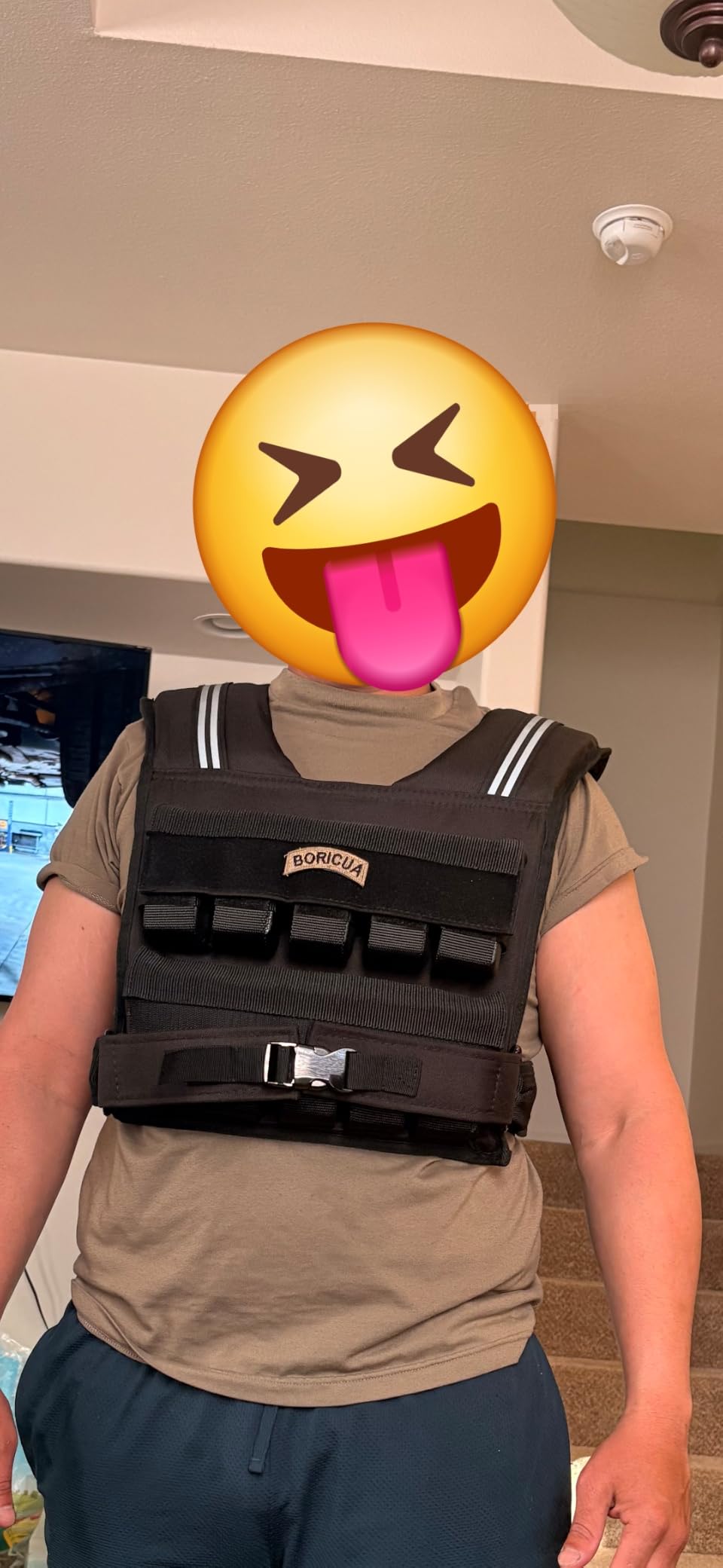ZELUS Weighted Vest Men, 23lbs/36lbs/45lbs Adjustable Weight Vest with 10/16/20 removable Iron Weights and Reflective Strips, No-Bounce Design for Strength Training, Running, HIIT & Calisthenics customer photo 2