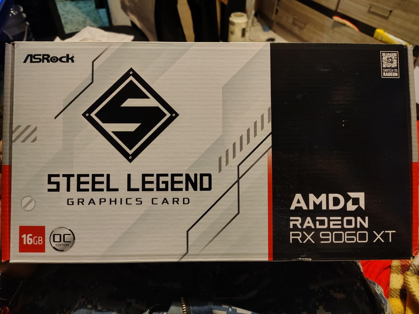 ASRock Radeon RX 9060 XT Steel Legend 16GB GDDR6 OC Graphics Card | 3275 MHz Boost | Triple Fan | 0dB Cooling | Metal Backplate | PCIe 5.0 | DisplayPort 2.1a, HDMI 2.1b customer photo 2