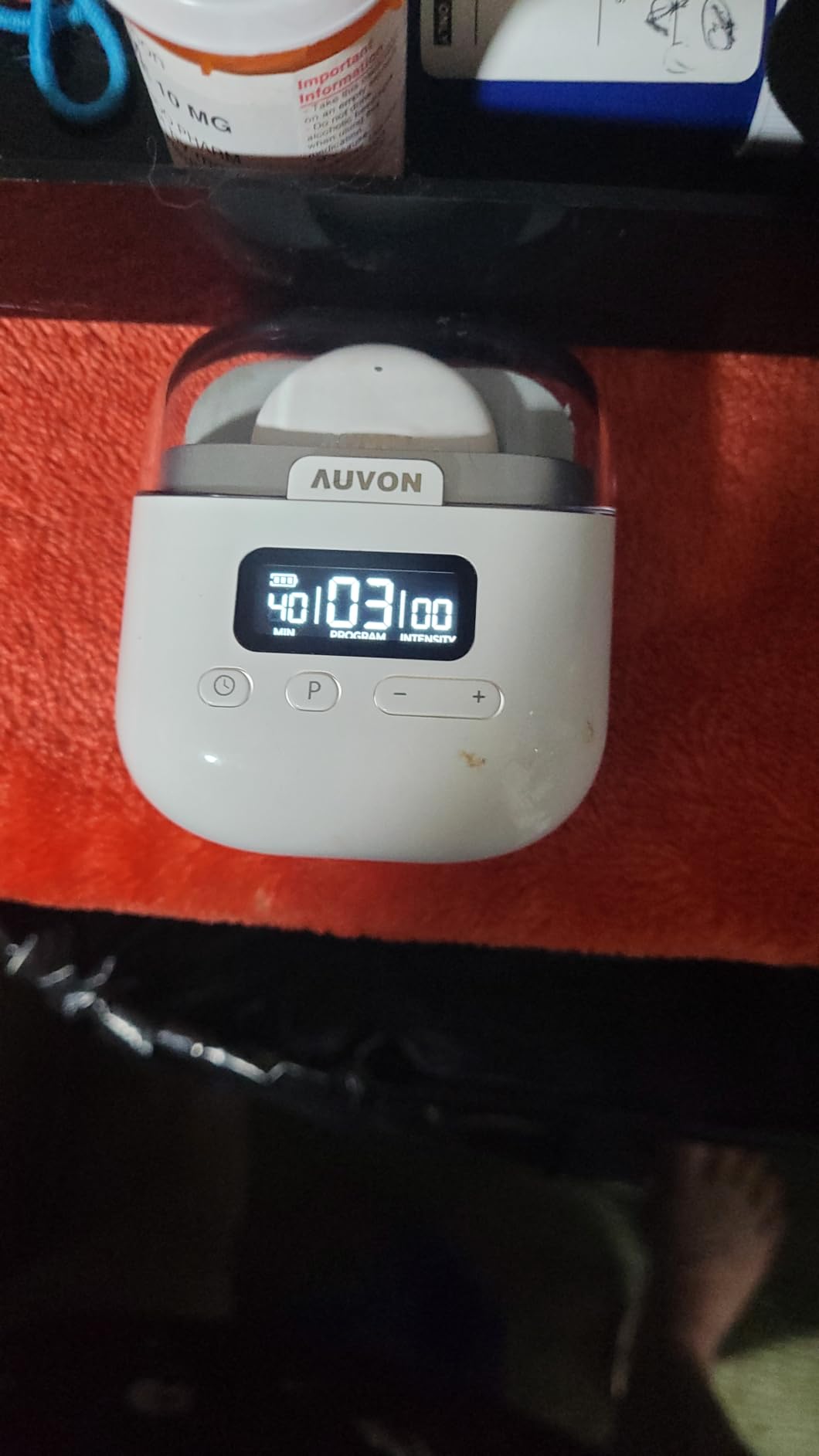 AUVON Wireless 24 Modes TENS Unit Muscle Stimulator for Pain Relief, 6 Pads | Rechargeable EMS Massager, Smart Pocket-Size TENS Machine, Drug-Free Pain Relief for Neck, Back & Shoulder, 6 Premium Pads customer photo 2