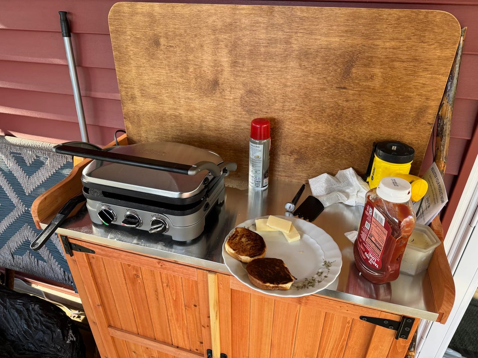 Cuisinart Griddler Indoor Grill, Panini Press, Sandwich Maker & More, 5-in-1 Grilling, Dishwasher-Safe Nonstick Cooking Plates, GR-4NNAS, Stainless Steel customer photo 2