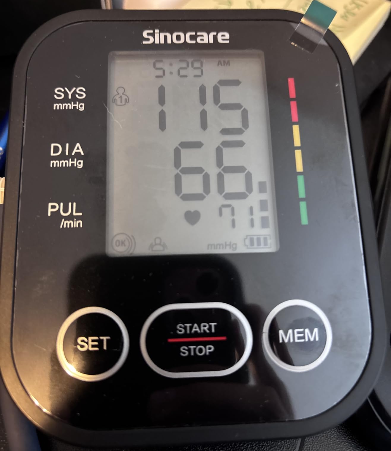 Sinocare Blood Pressure Monitor, Upper Arm Blood Pressure Monitors for Home Use, Adjustable Arm Cuff 8.6