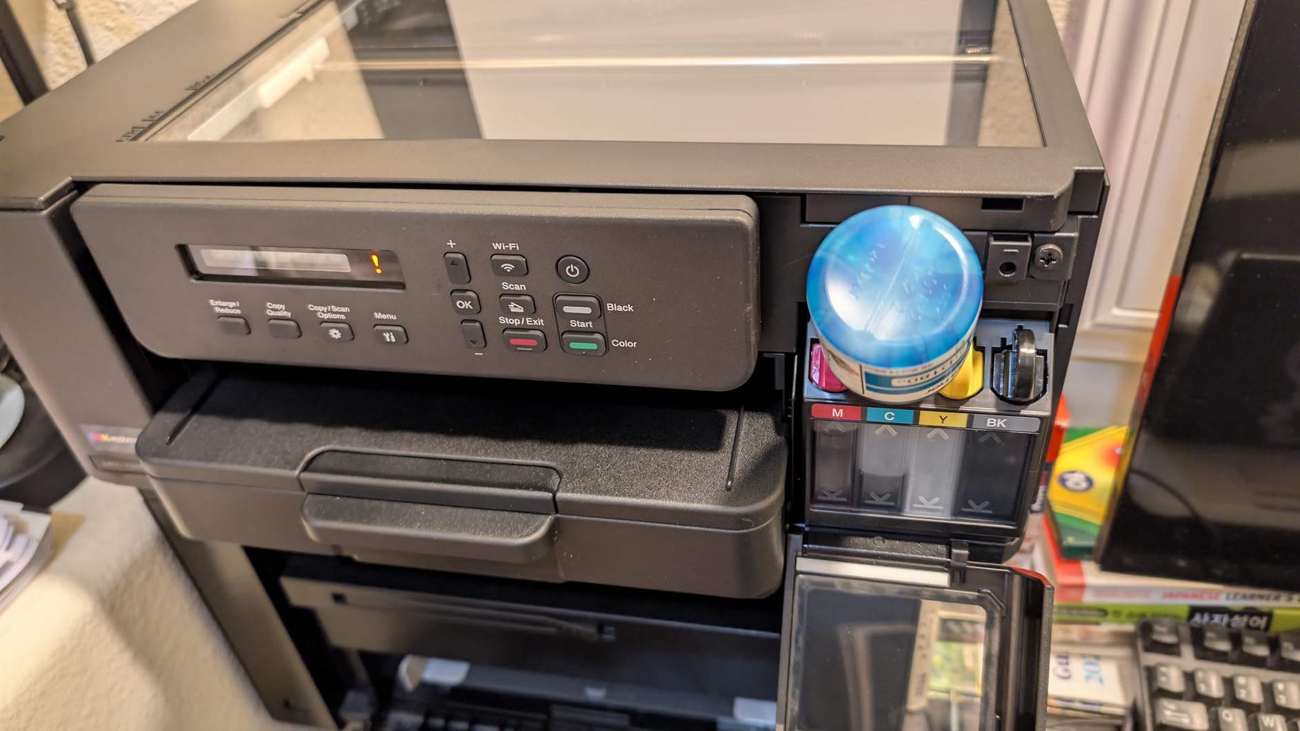 Brother INKvestment Tank 580 Wireless Color Inkjet All-in-One Printer | Includes up to 3 Years of Ink in-Box and 3-Year Limited Warranty (MFC-T580DW) customer photo 2