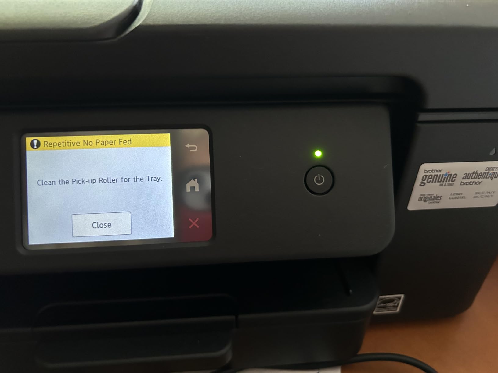 Brother Work Smart 1410 Wireless Color Inkjet All-in-One Printer with 2.7” Touchscreen and Automatic Duplex Printing | Includes Refresh Subscription Trial(1) (MFC-J1410DW) customer photo 1