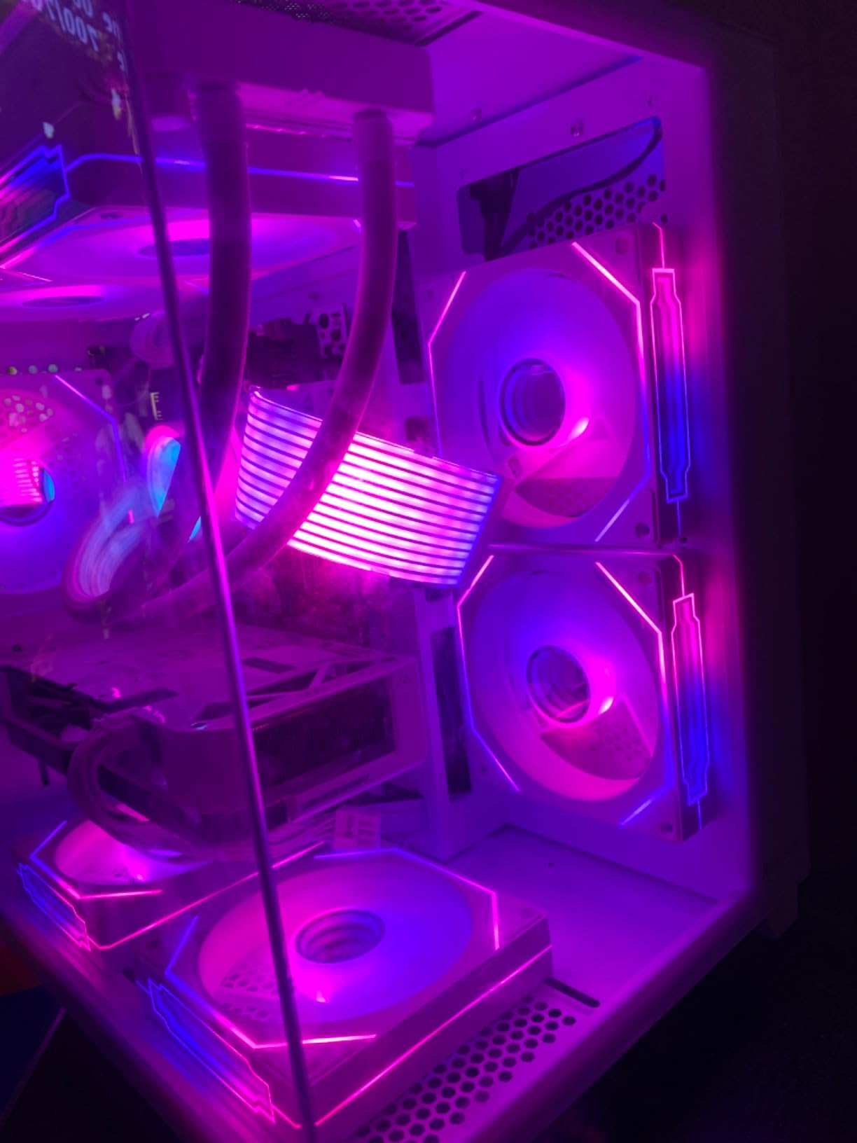 King White Prebuilt Gaming PC - Ryzen 5 5500 (6-Core) CPU, RX 6500 XT 4GB GPU- 16GB DDR4 3200MHz RAM- 1TB PCIe SSD- 5 RGB Fans with Software, WiFi & Bluetooth- Windows 11 Desktop Computer customer photo 1