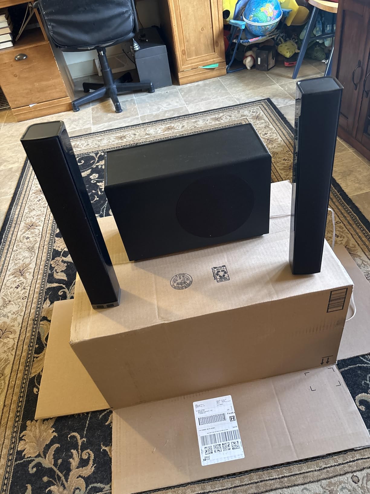 MZEIBO Sound Bar with Subwoofer, 120W Soundbar for Smart TV Surround Sound Home Theater System Bluetooth 5.3 Audio Compatible with ARC, AUX, Optical customer photo 1