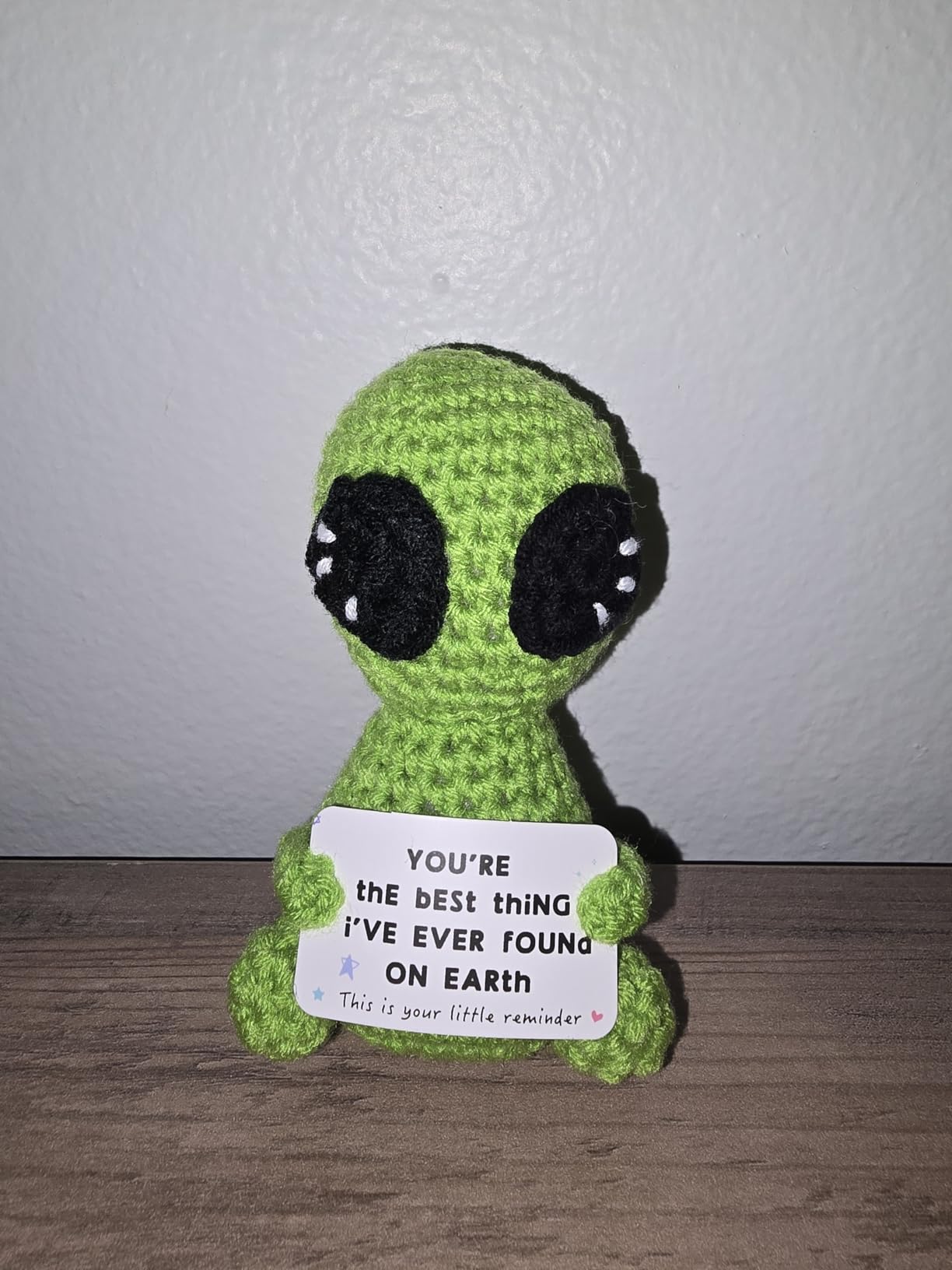Gifts for Him Her Boyfriend Girlfriend Crochet Alien Valentine's Day Anniversary Birthday Funny Romantic Gift for My Love Men Women Wife Husband Fathers day customer photo 2