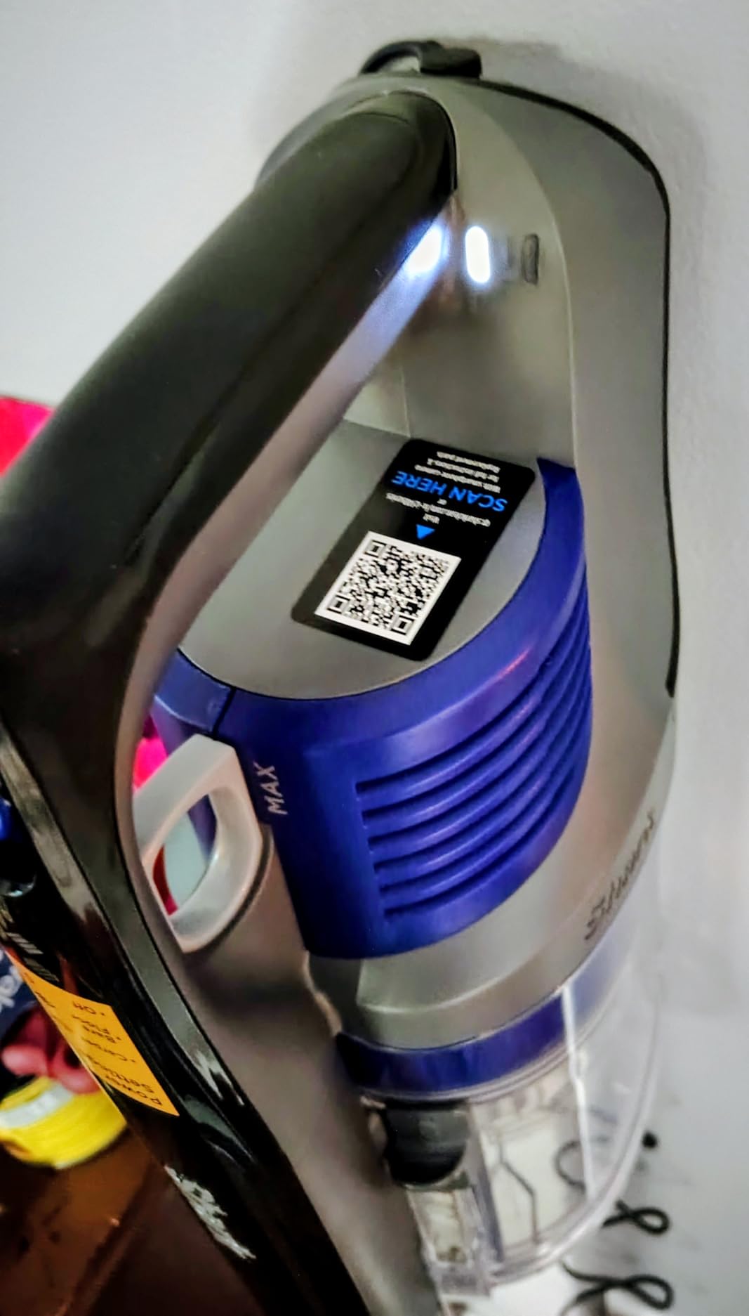 Shark Pet Cordless Stick Vacuum | XL Dust Cup, LED Headlights, Removable Handheld Vac, Crevice Tool | Portable Vacuum for Pet Hair | Carpet & Hard Floors | 40-Min Runtime | Ice Blue | IX141AMZ customer photo 1