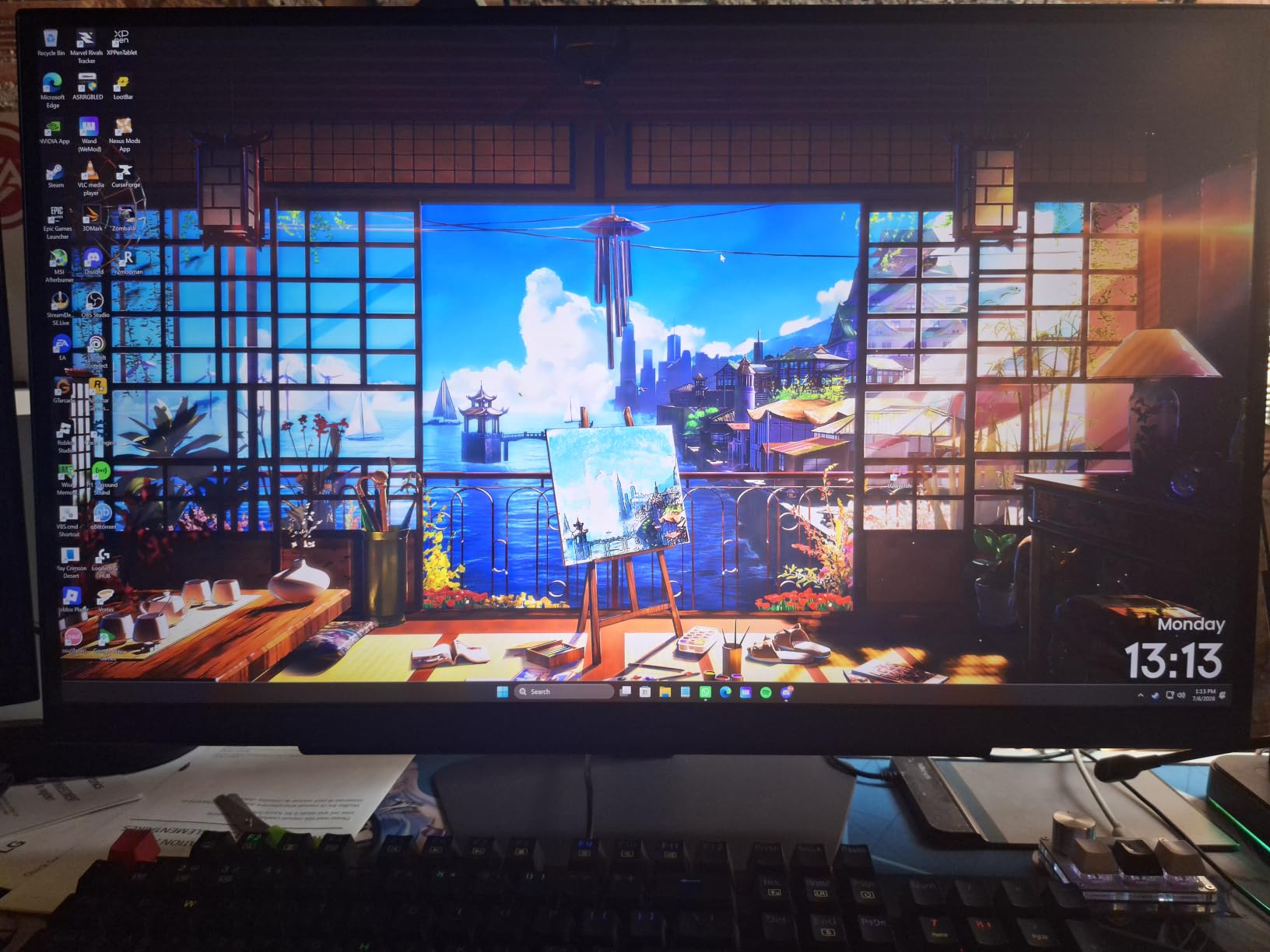 LG 27G810A-B 27-inch Ultragear 4K UHD (3840 x 2160) IPS Gaming Monitor, Dual Mode UHD 180Hz or FHD 360Hz, 1ms, NVIDIA G-Sync, AMD FreeSync Premium, VESA DisplayHDR 400, HDMI 2.1, Black customer photo 1