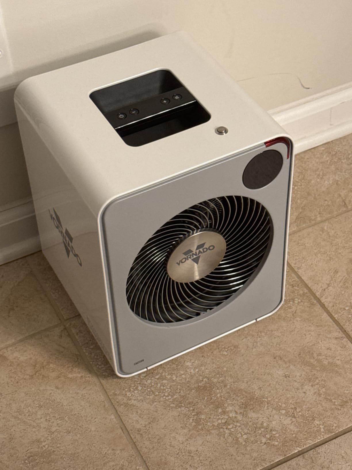 Vornado VMHi500 (2025) Whole Room Metal Space Heater, Digital Thermostat, Remote Control, Auto-Climate Control, 12-Hour Timer, Vortex Heat Circulation, Heater for Bedroom and Home, White customer photo 1