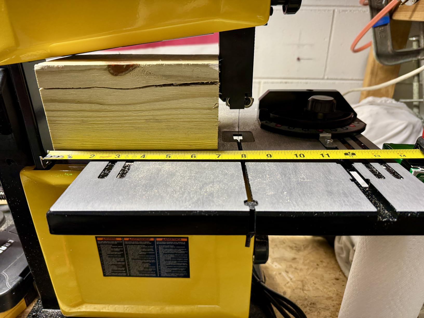 WOODSKIL 10-Inch Benchtop Bandsaw with Stand, 3.4A Dual-Speed Band Saw, 2360/3000 FPM, 5-1/8-Inch Cutting Height, 10-Inch Throat, Quick Tension System and Tool-Free Doors for Woodworking customer photo 2