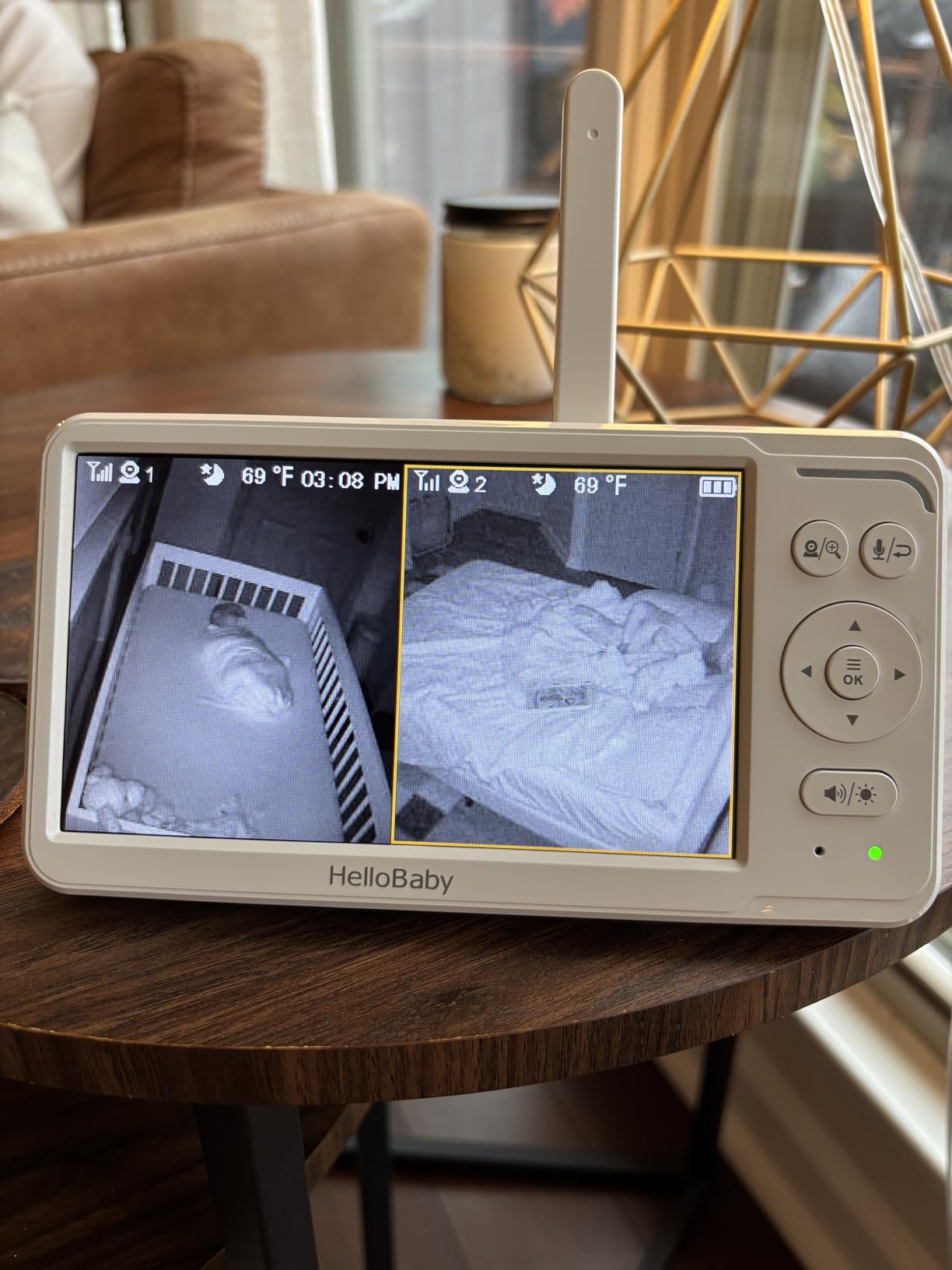 HelloBaby Baby Monitor with 2 Cameras, World First 6