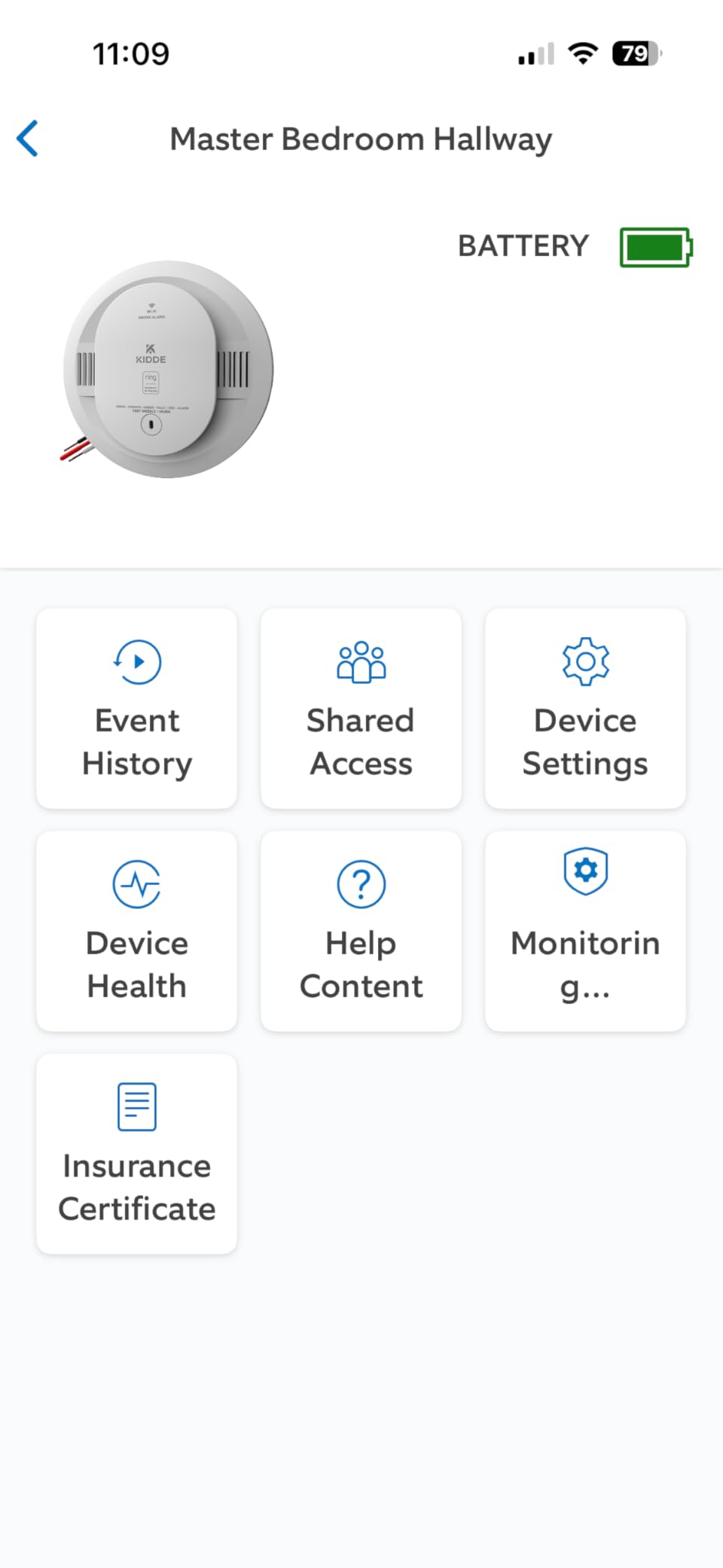 Kidde Smart Smoke and Carbon Monoxide Detector, Ring App Enabled for Real-Time Notifications, Wire-Free Interconnectivity, AA Battery Powered customer photo 1