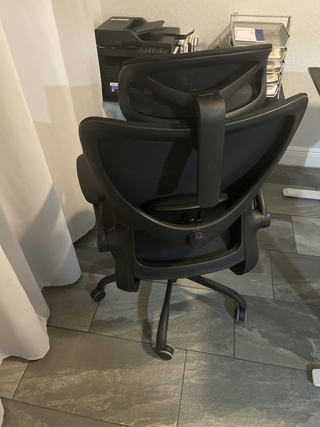 HUANUO Ergonomic Office Chair, High Back Computer Desk Chair with Adjustable Lumbar Support and Headrest, Comfy Gaming Chair with 3D Armrests, Home Office Rolling Chair, Max Load 300 lbs customer photo 2