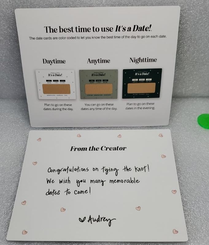 It's a Date! Newlywed Edition for Couples, The Ultimate Gift for Weddings, Bridal Showers, Engagements, and Bachelorette Parties customer photo 1