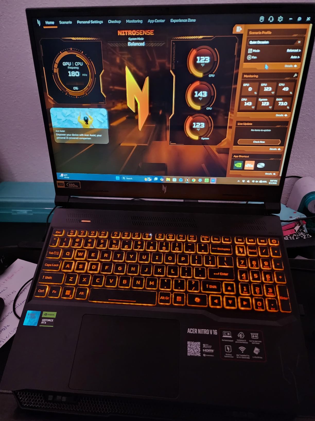 Acer Nitro V Gaming Laptop | Intel Core 7 240H | NVIDIA GeForce RTX 5060 | 16