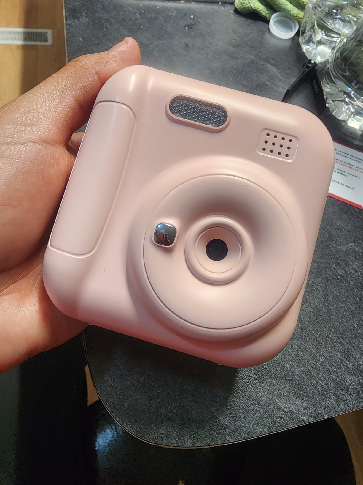 Kids Instant Camera with 64GB SD Card, Portable Digital Camera Toy for Girls and Boys Ages 3-12, Toddler Christmas and Birthday Gift for 3 4 5 6 7 8 9 10 Year Old Kids customer photo 1