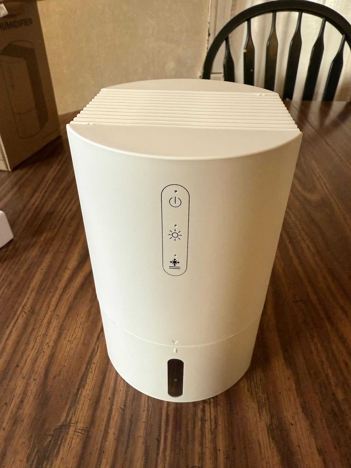 Small Dehumidifier, 35OZ, 25dB Quiet for Bedroom Bathroom Closet | 350 Sq.Ft, Energy Saving, Auto Defrost, Auto Shut-off, Colorful lights, for Wardrobe Office & RV, White customer photo 2