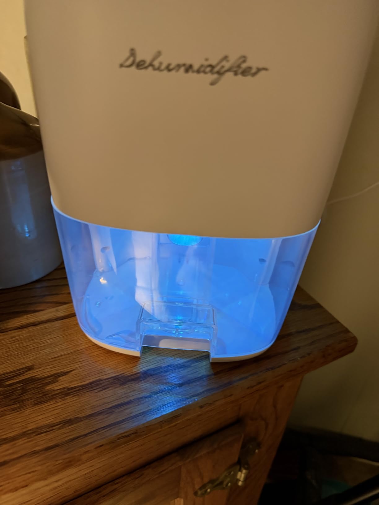 Small Dehumidifier for Home 44OZ Quiet with Auto Off & Defrost 5 Timers 3 modes 10 Color Lights 3 Brightness 260 Sq.ft Portable Dehumidifiers for Basement Bedroom Bathroom RV Closet customer photo 2
