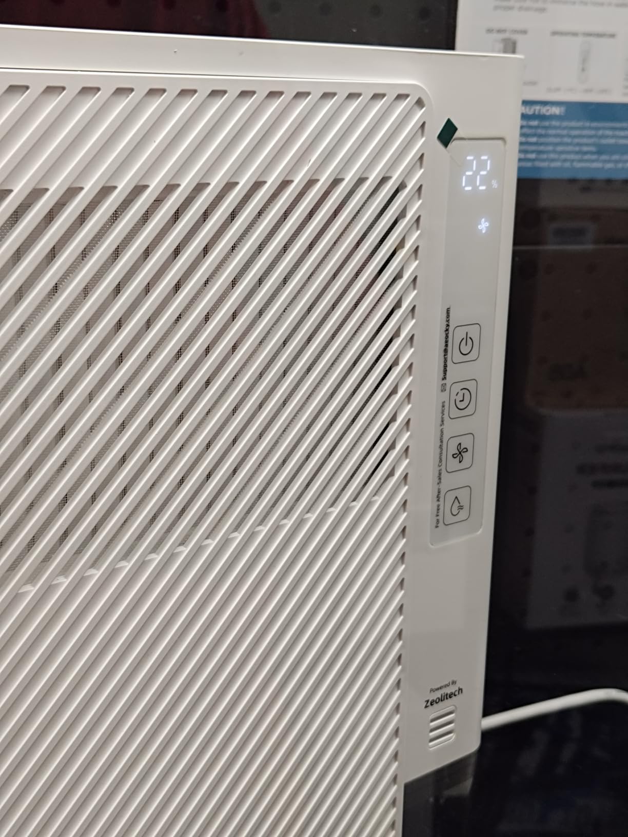 AEOCKY 1000 Sq.Ft Rotary Desiccant Dehumidifier, 10 Pints/Day, Never Frost, Small dehumidifier for Bedroom, Bathroom, Closet, RV, Room, with Drain Hose, Intelligent Humidistat, 85oz Water Tank, Quiet customer photo 2