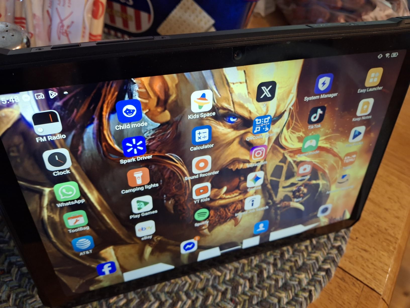 WT1 Pro 2026 5G Rugged Tablet Android 16, 2K 11
