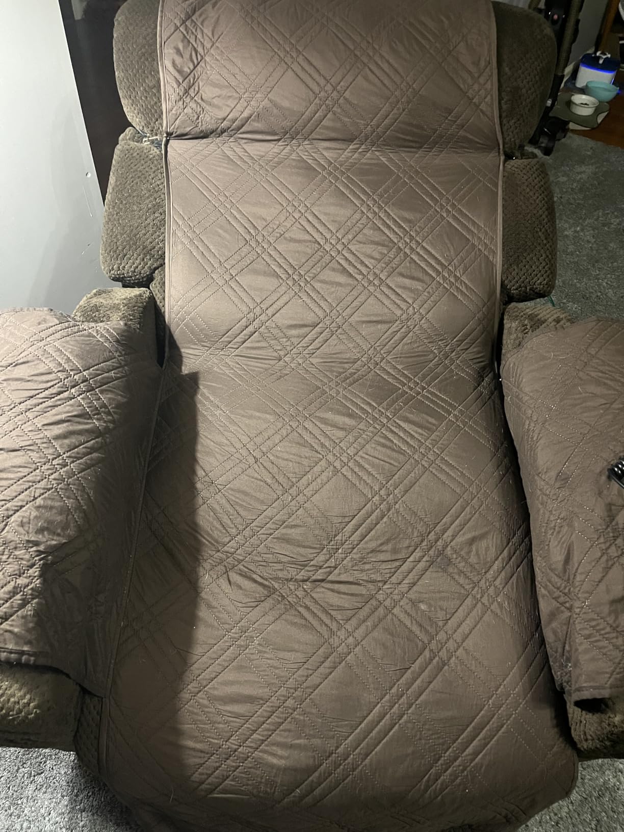 Tami Tami Dual Motor Power Lift Chair Recliner for Elderly with Massage and Heat, Infinite Position Electric Lift Recliner with Adjustable Headrest, USB (T6015 - Plush Fabric, Dark Gray, Medium) customer photo 2