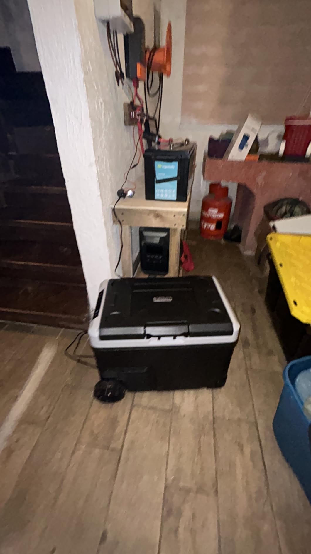 EUHOMY 12 Volt Refrigerator, 53QT(50L) Electric Cooler, Portable Freezer 12V/24V DC 100-240V AC, 12V Fridge -4℉~68℉, 12V Cooler with Wheels & 2 Baskets for Travel,Camping,Truck,Boat customer photo 2