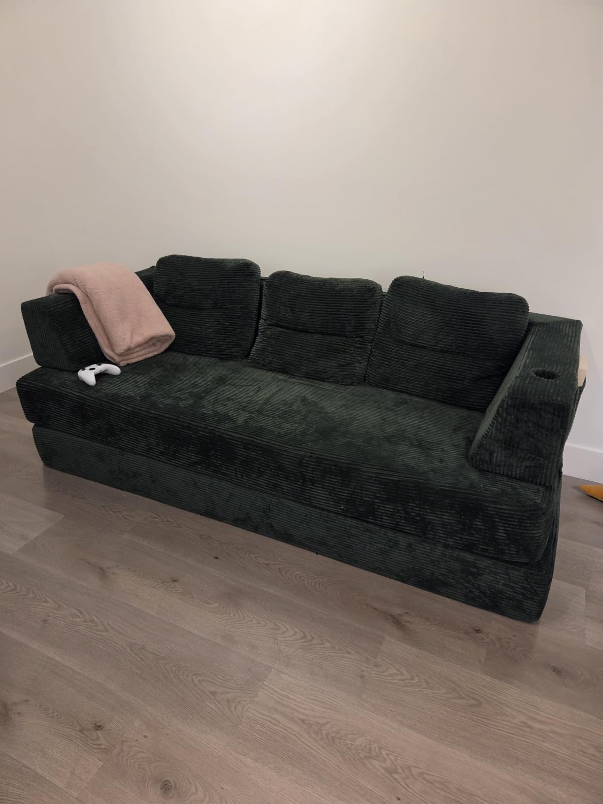 COMAX Futon Sofa Bed, Convertible Sofa Bed, Folding Boneless Couches | Low-Profile Small Boneless Couch for Living Room, 11.8