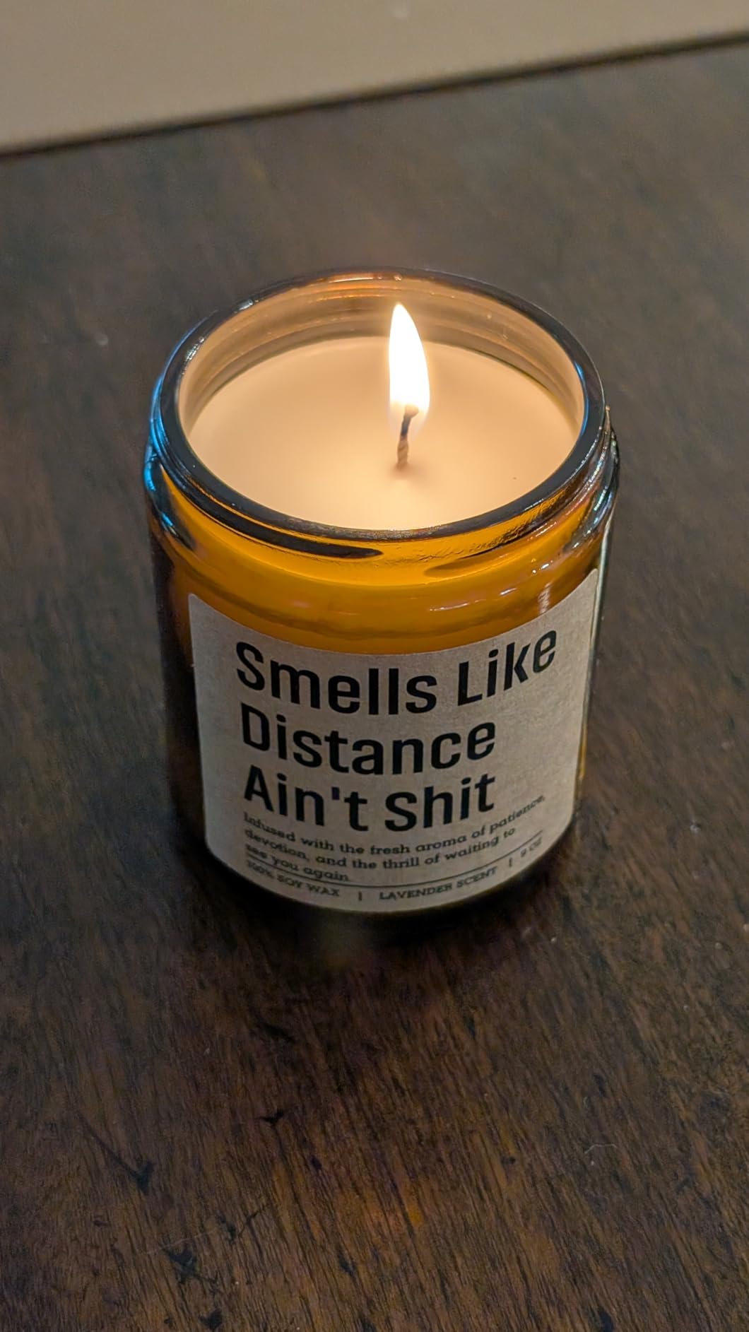 GSPY Scented Candle, Long Distance Relationship Gifts for Him, Her - Gifts for Long Distance Boyfriend, Girlfriend, Couple - Funny Fathers Day, Birthday, Deployment Ideas for BF, GF, Best Friend customer photo 2