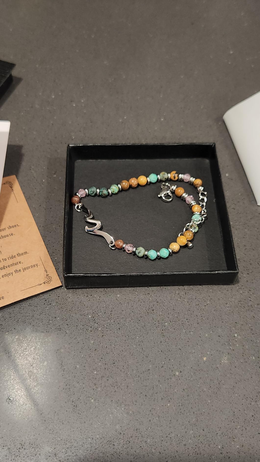 TONY & SANDY Graduation Gift for Her 2026, Graduation Decorations Cross Bracelets for Women Girls Middle High School College Graduates, With Graduation Cap Box Meaningful Cards customer photo 1