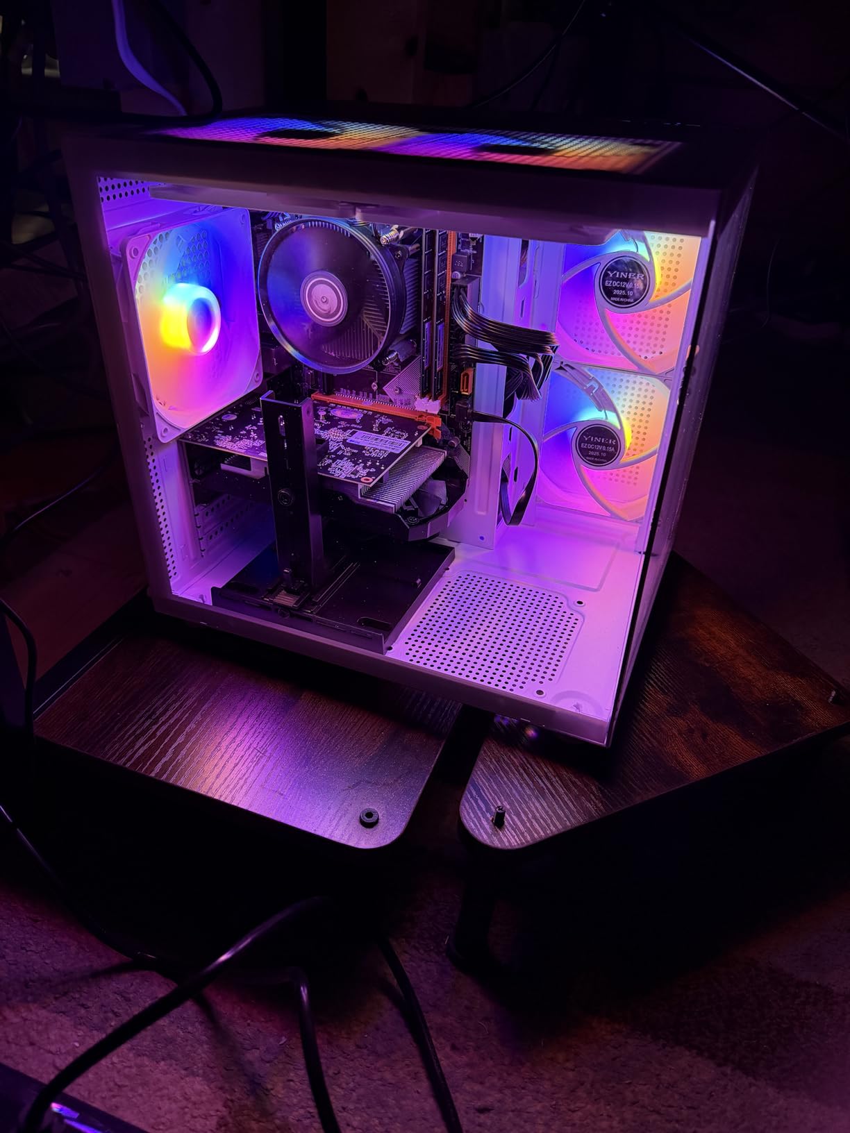 Gaming PC Computer Desktop, Radeon RX 560 4G, Intel Core i5 up to 3.2GHz, | 16GB GDDR3, 512GB SSD, WiFi 6, RGB Fan x 5,Prebuilt Windows 11 Home, for Gaming, Office and Study customer photo 2