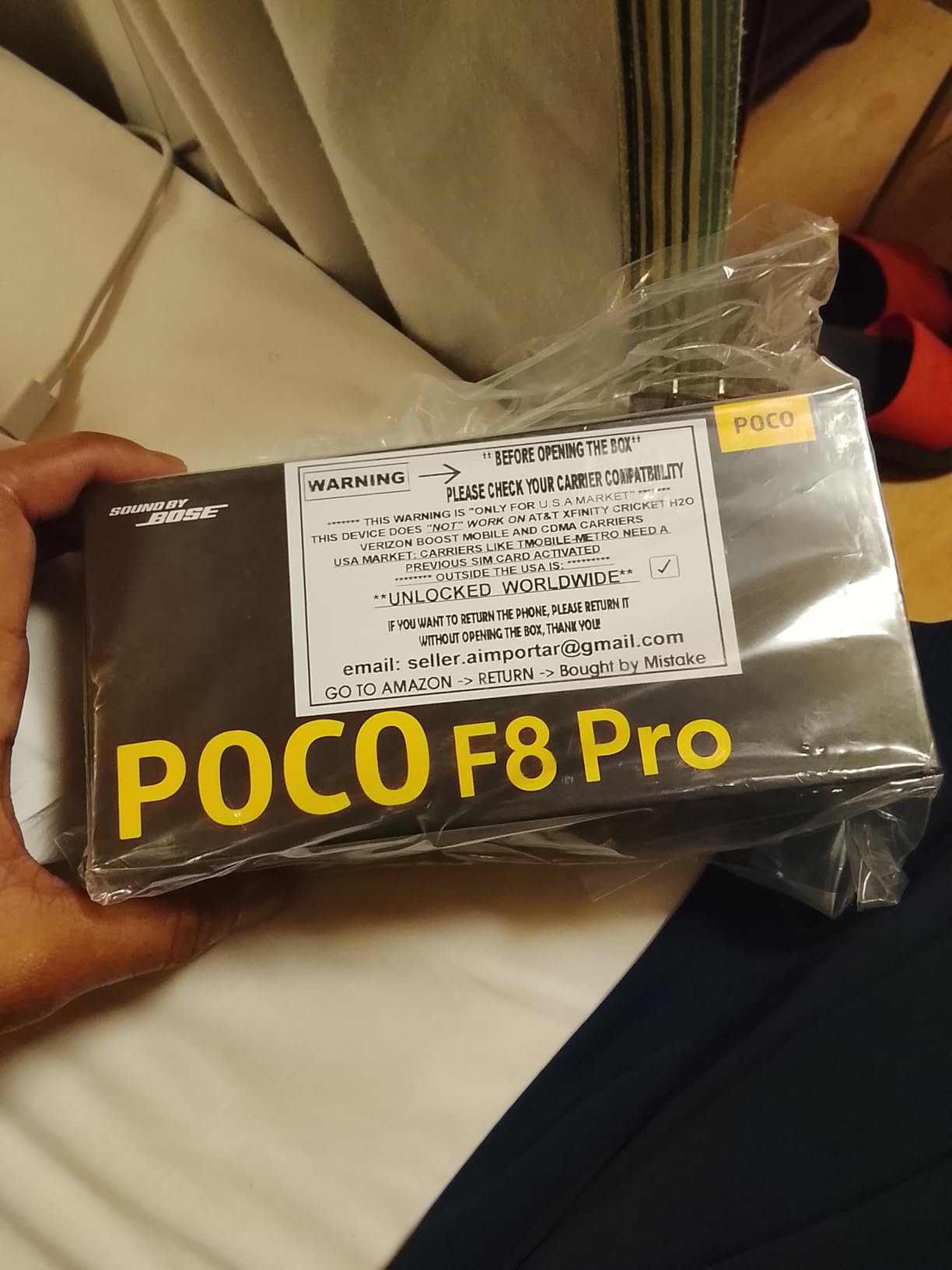 XIAOMI Poco F8 PRO 5G Ai (Compatible with Tmobile Mint Tello & Global) (512GB + 12GB) Ai 2K 6.59