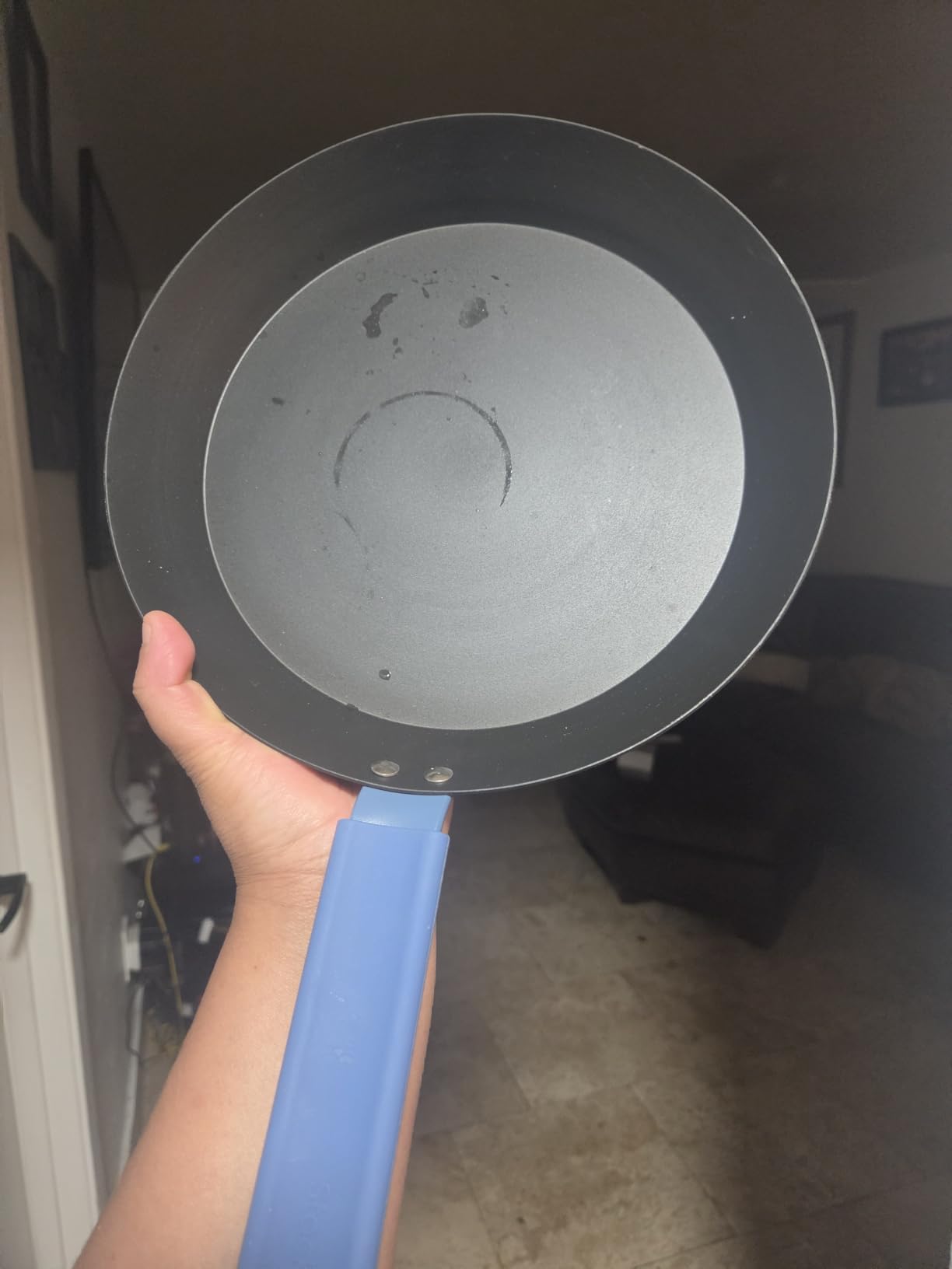 Carbon Steel Frying Pan Set, 8 10 12 Inch Nitrided Skillets | Complete Size Range for Everyday Cooking; Preseasoned Surface Develops Natural Patina without Coatings customer photo 1