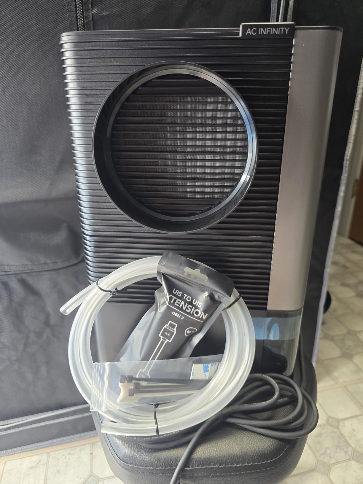 AC Infinity HYDRONE 5, Precision Plant Dehumidifier, 10 Distinct Levels | PWM Rotary Motor, Effective in Extreme Hot/Cold Environments, Dual Duct Ports, for 2-3 Plants in Grow Tents customer photo 2