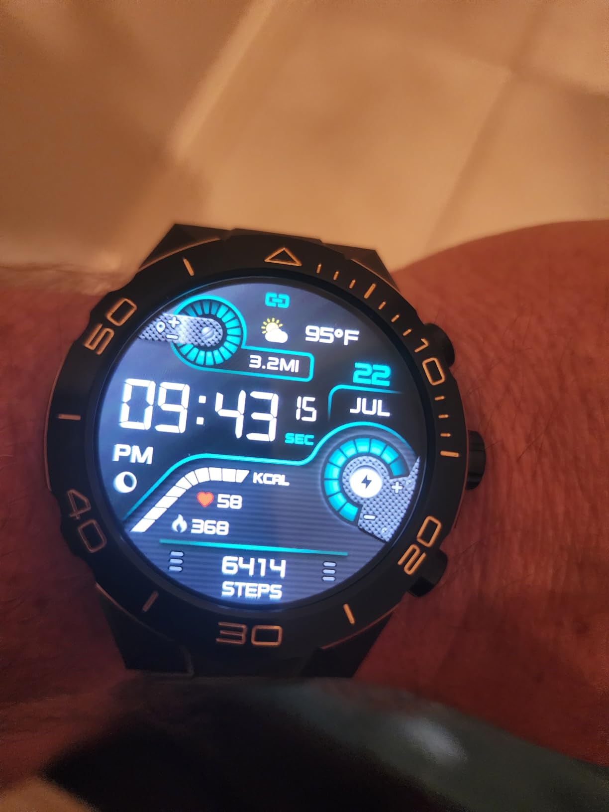 SOUYIE Men's Smart Watch with Bluetooth Call, 1.43