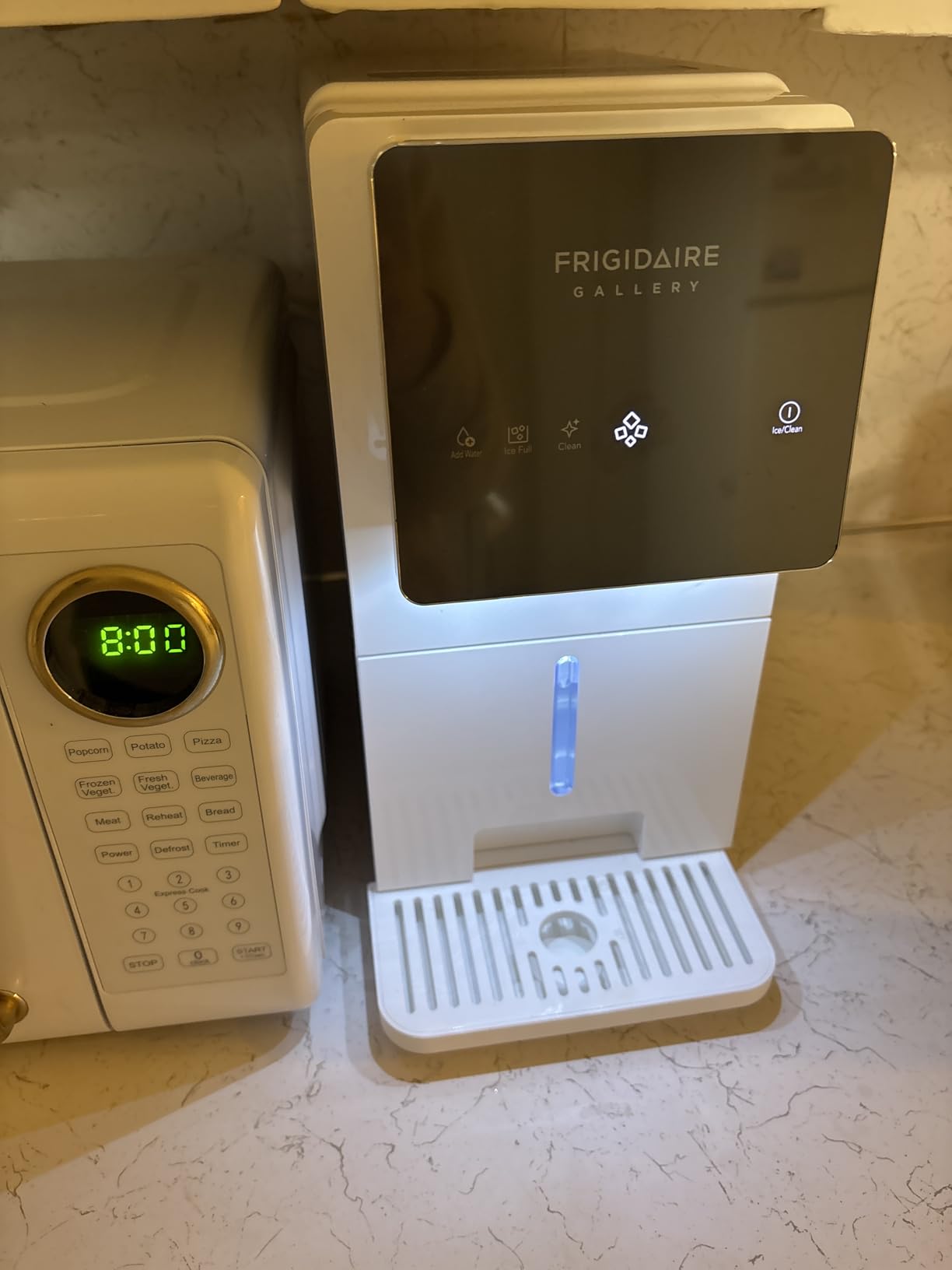 FRIGIDAIRE Touchscreen Nugget Ice Maker, Countertop Ice Machine, Sonic Ice Maker with 33 lbs. Capacity, Slate customer photo 1