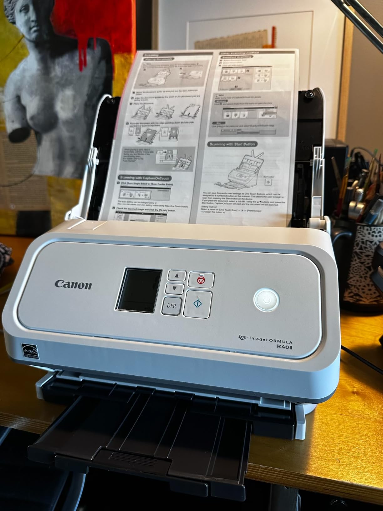 Canon imageFORMULA R40II Office Document Scanner customer photo 1
