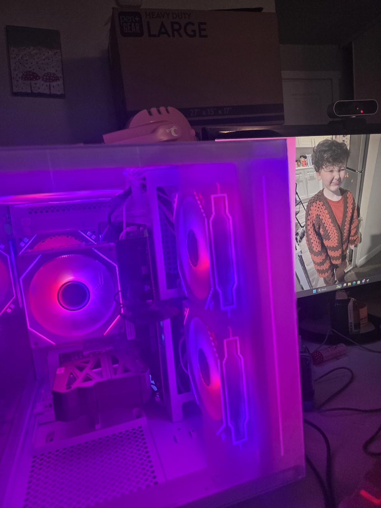 suevery Prebuilt Gaming PC, Core I9, RTX 5060TI 8G Desktop Computer | 14th Gen 14900HX (24Cores 32Threads Up to 5.8G), DDR5 16G RAM, NVMe 1TB SSD, Tower Gaming PC Bundle Home 4K Pro customer photo 1