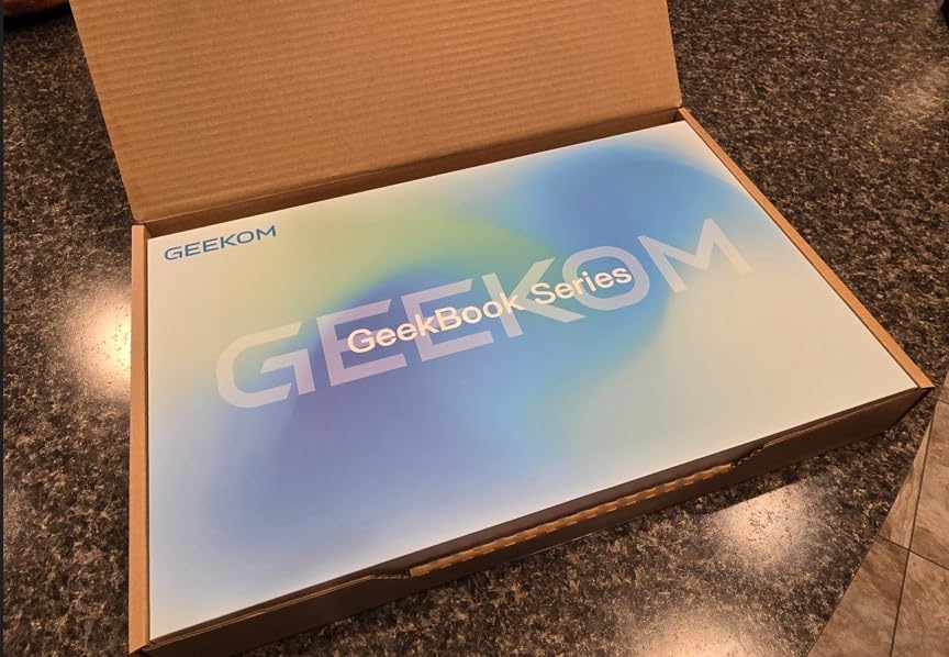 GEEKOM GeekBook X16 Pro Laptop, 16-inch 2.5K IPS, 2.8 lb Slim Portable Notebook | Up to 17 Hours, Intel Ultra 9, 32GB LPDDR5x 7500MHz 2TB SSD, Dual Fan Cooling, USB4, Fingerprint, Privacy Shutter, Windows 11 customer photo 2