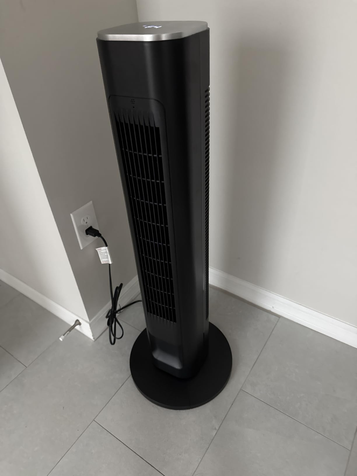 MORENTO 36-Inch Smart Tower Fan with Remote, 25ft/s Standing Fan with WiFi, App & Voice Control, 4 Modes, 4 Speeds, 12-Hour Timer, 90° Oscillating Fan for Bedroom and Office, Black, 1 Pack customer photo 2
