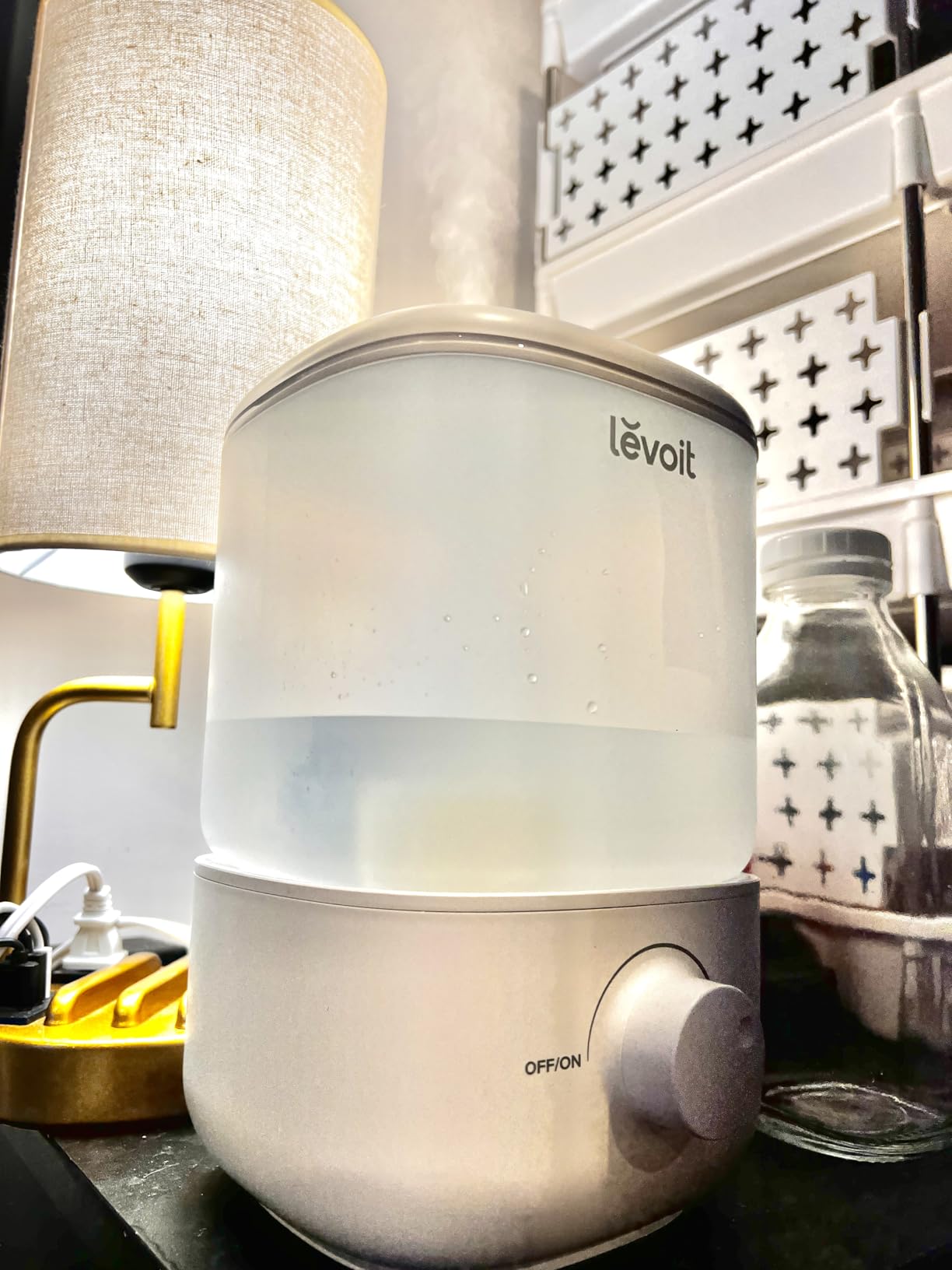 LEVOIT Humidifiers for Bedroom, 4.2L Top Fill for Large Room, 42H Runtime | 42H Runtime, Easy to Clean, 21dB Quiet Cool Mist for Baby, Plants, Night Light, Essential Oil Diffuser customer photo 2